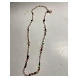 Ladies Multicolored Beaded Necklace