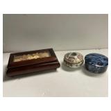 (3) Ladies Trinket Boxes