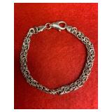 Marked .925 Rope Bracelet