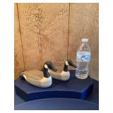 Carved Canada Goose Decoys