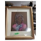 Painting By Rose Doster (Glass Broken)