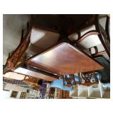 Mahogany Like Dining Room Table With 2 Leaf