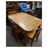 Wooden Table With 4 Chairs