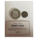 Donald J. Trump Commemorative Coin w/COA