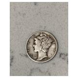 1938 Very Nice Condition Mercury Silver Dime