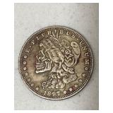1897 Native Pirate Style Morgan Silver Hobo