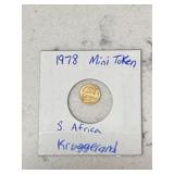 1978 Kruggerand S. Africa Coin (Miniature)