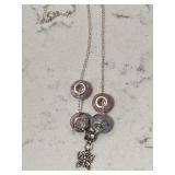 Pandora Style .925 Murano Bead Necklace