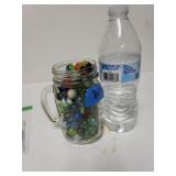 Jar Of Vintage Marbles