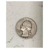 WW2 Silver Quarter 1946 Washington