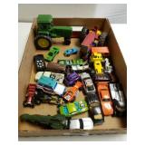 Assorted Toy Cars, Tractors