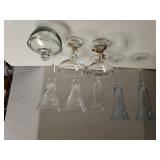 Assorted Glass Stemware & Small Bowl