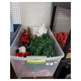 Tote Of Christmas Items