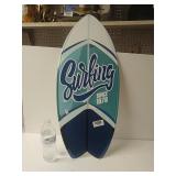 Metal Surfboard Surfing Sign