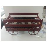 Decorative Metal Red Wagon