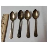 Tiny Spoons Marked Silverplate