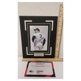 Autographed Print Of Mickey Mantle W/COA - "The