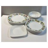 Corelle Dishes - Circle Pattern