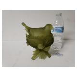 Vintage Westmoreland Frosted Satin Green Nesting