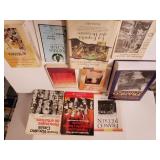 Assorted Books In Spanish,  Map