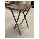 Dark Wood TV Tray