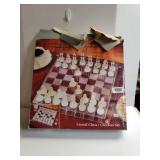 Crystal Chess/checkers Set