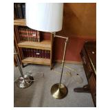 Gold Tone Floor Extension Lamp