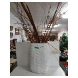 Large White Decorative Vase