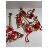 Decorative Golden Christmas Horns