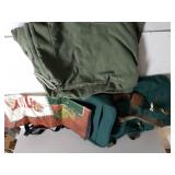 Green Canvas Bag, Hayes Cup Bag, Christmas Bag