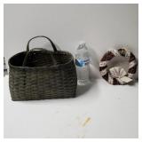 Basket And Wreath