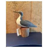 Richard Morgan Carved Shorebird ( neck repaired)