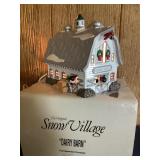 Dept.56 Snow Village Dairy Barn Lighted