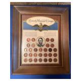 Lincoln Memorial Coinage Plaque Through the years