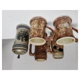 Assorted Beer Stein Like Mugs