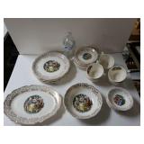 32 Piece Vintage Dishes Marked 22k Warranted