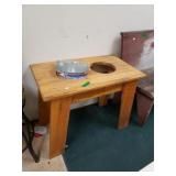 Beverage Table With Bucket