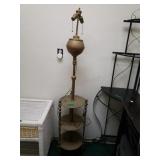 Converted Oil to Electric Floor Lamp
