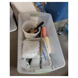 Tote With Painting Supplies