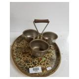 Tray With Condiment Accessory