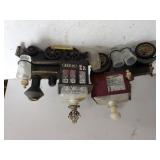 Railroad Car & Car Decanter With Glasses