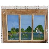 Window Panel Painted Glass Picture