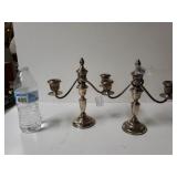 Sterling Silver Candle Holders