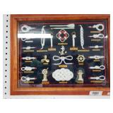 Ship Sailing Knots Shadow Box