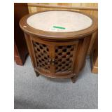 Circular Marble Topped Cabinet (Matches 3219)
