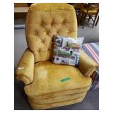 Goldenrod Colored Reclining Chair
