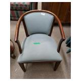 Blue/Grey Covered Chair