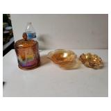 Vintage Colony Harvest Carnival Glass Dish. And