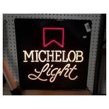 Michelob Light Beer Lighted Sign. Works