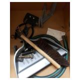 Hose Nozzles. Dust Pan, Small Hose. And More